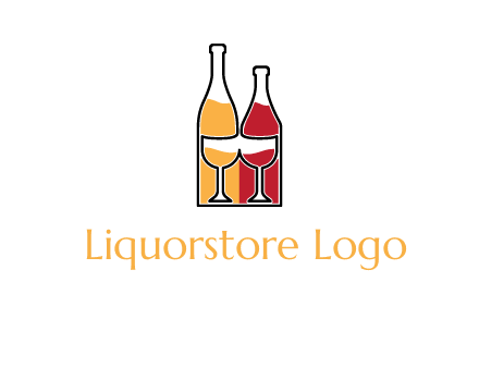 bottles beverage logo