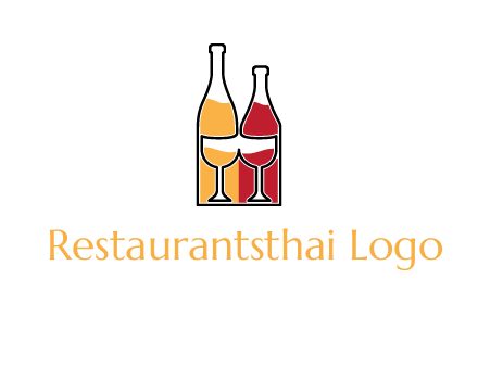 bottles beverage logo