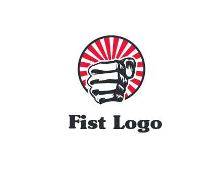 tightly closed fist