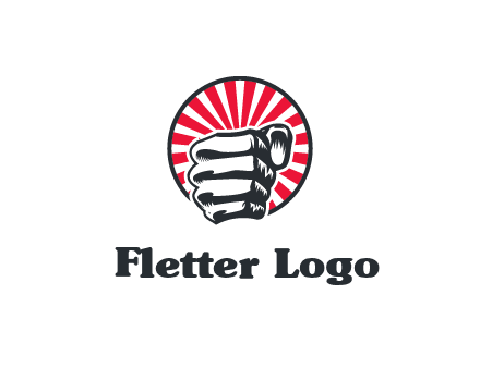tightly closed fist