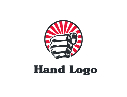 tightly closed fist