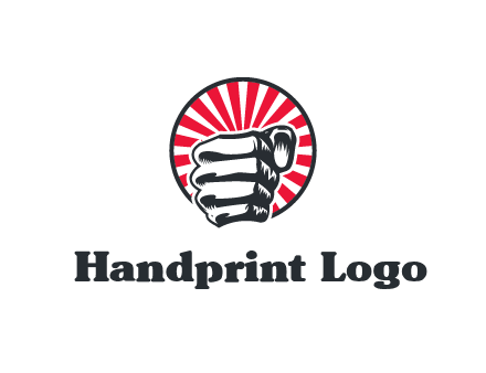 tightly closed fist