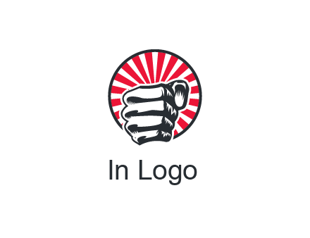 tightly closed fist