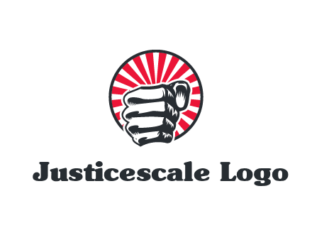tightly closed fist