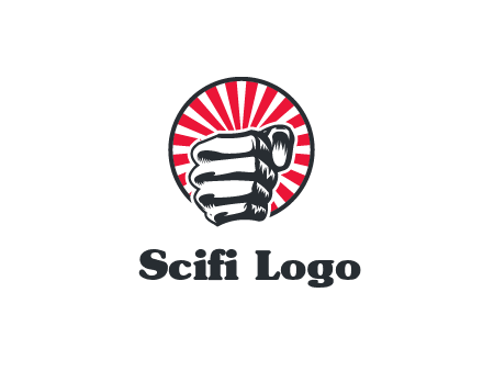 tightly closed fist
