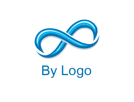 blue infinity symbol