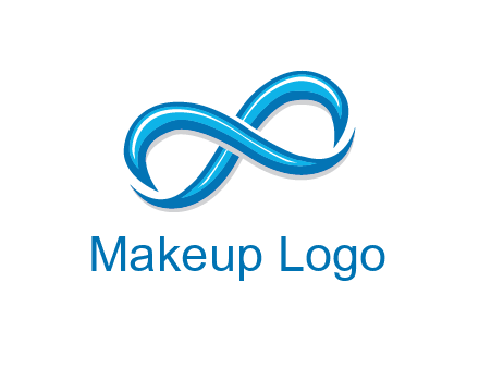 blue infinity symbol