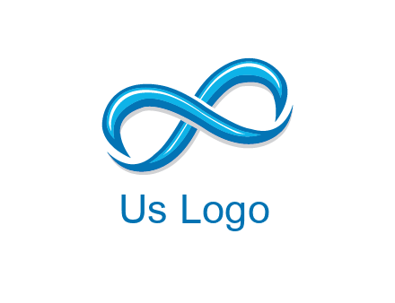 blue infinity symbol