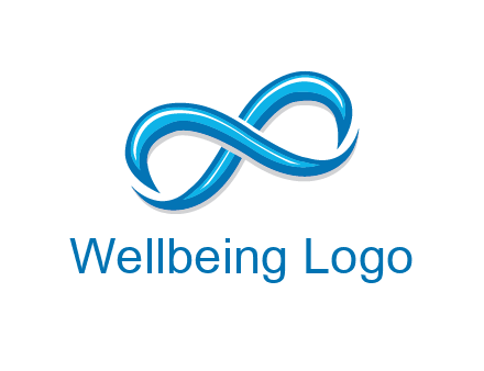 blue infinity symbol