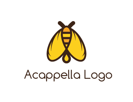 honeybee icon with large wings
