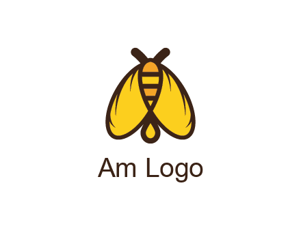 honeybee icon with large wings
