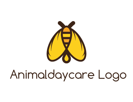 honeybee icon with large wings