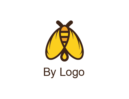 honeybee icon with large wings