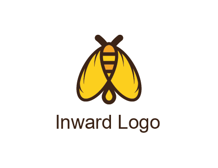 honeybee icon with large wings