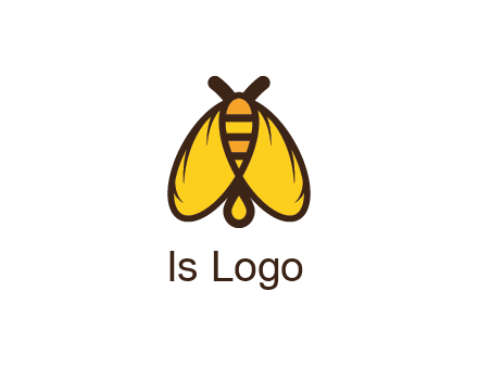 honeybee icon with large wings
