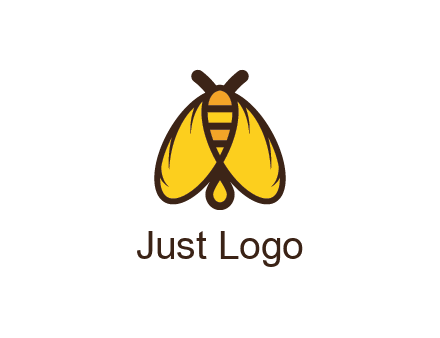 honeybee icon with large wings