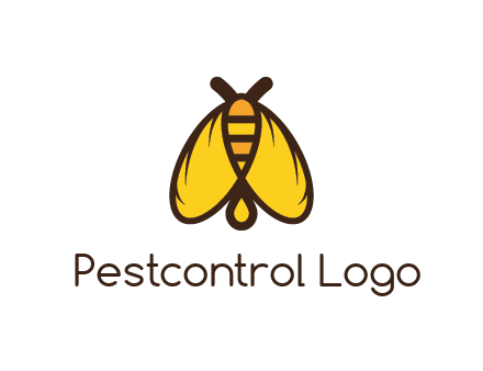 honeybee icon with large wings