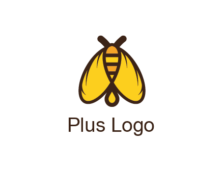 honeybee icon with large wings