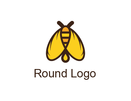 honeybee icon with large wings