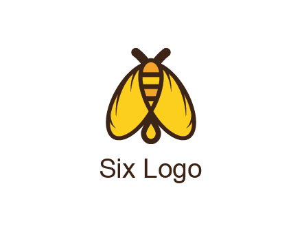 honeybee icon with large wings