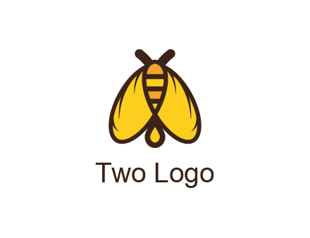 honeybee icon with large wings