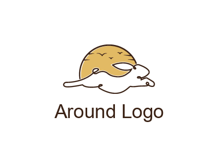 rabbit and sun pet logos