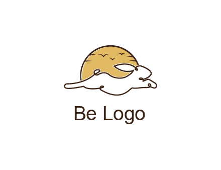 rabbit and sun pet logos