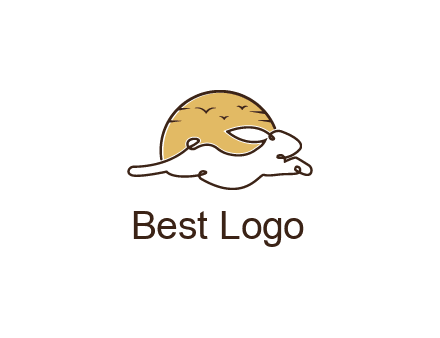 rabbit and sun pet logos