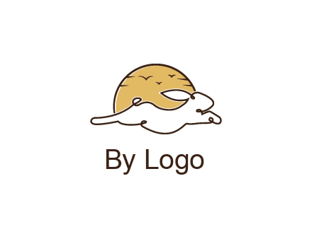 rabbit and sun pet logos
