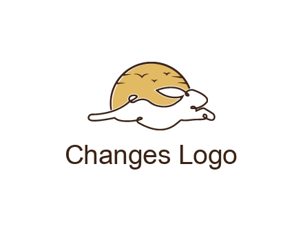 rabbit and sun pet logos