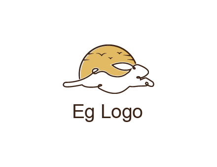 rabbit and sun pet logos