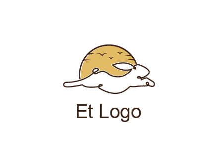 rabbit and sun pet logos