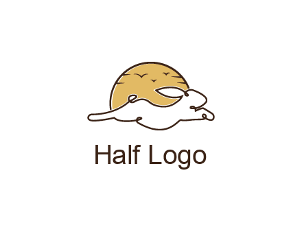 rabbit and sun pet logos