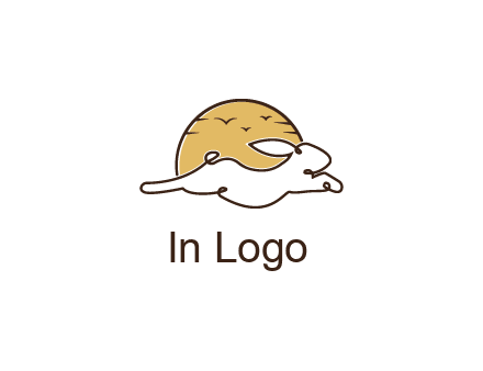 rabbit and sun pet logos