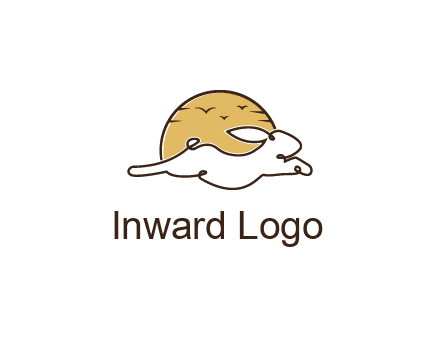 rabbit and sun pet logos