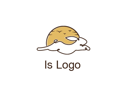 rabbit and sun pet logos