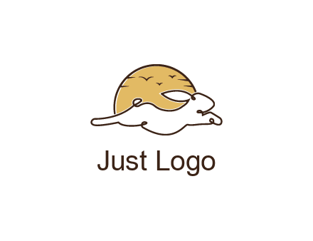 rabbit and sun pet logos