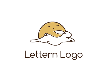 rabbit and sun pet logos