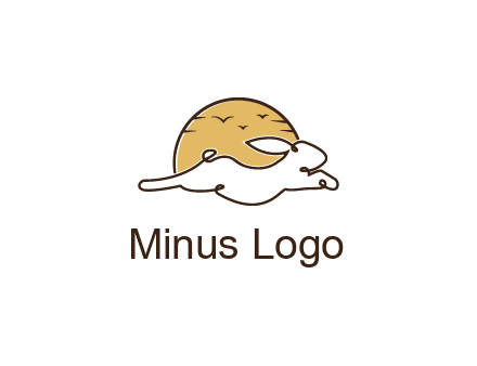 rabbit and sun pet logos