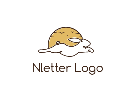 rabbit and sun pet logos