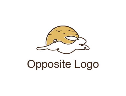 rabbit and sun pet logos