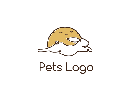 rabbit and sun pet logos