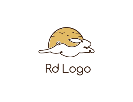 rabbit and sun pet logos