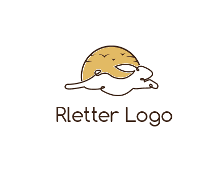 rabbit and sun pet logos