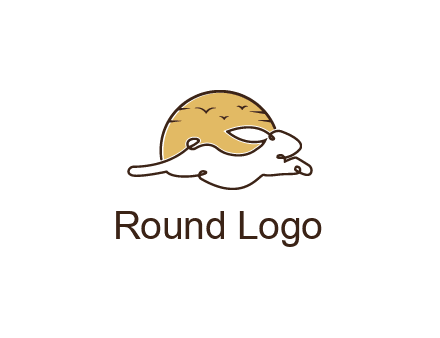 rabbit and sun pet logos
