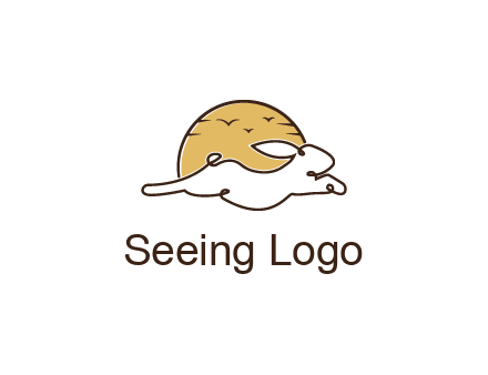 rabbit and sun pet logos