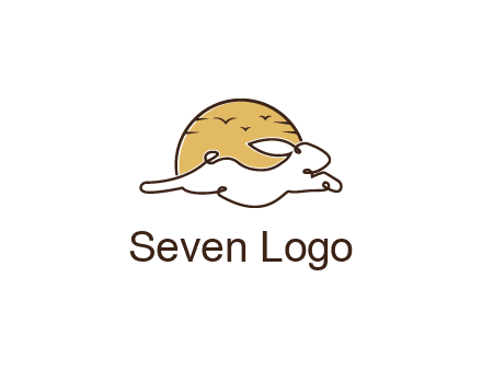 rabbit and sun pet logos