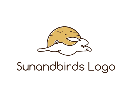 rabbit and sun pet logos