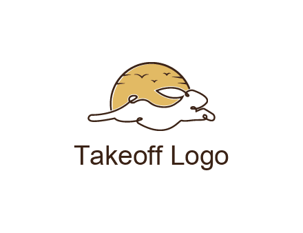 rabbit and sun pet logos