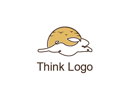rabbit and sun pet logos